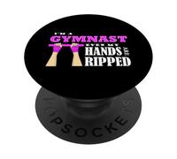 Amoureux de Gymnastique, I'm a Gymnast Even My Hands are teared PopSockets PopGrip Adhésif