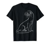 Amoureux de la belette d'art T-Shirt