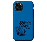 Amoureux de la pêche à l'achigan vintage Reeling In The Good Times Coque pour iPhone 11 Pro