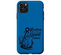 Amoureux de la pêche à l'achigan vintage Reeling In The Good Times Coque pour iPhone 11 Pro Max