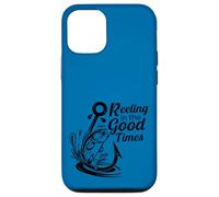 Amoureux de la pêche à l'achigan vintage Reeling In The Good Times Coque pour iPhone 12/12 Pro