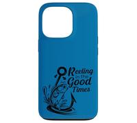 Amoureux de la pêche à l'achigan vintage Reeling In The Good Times Coque pour iPhone 13 Pro