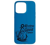 Amoureux de la pêche à l'achigan vintage Reeling In The Good Times Coque pour iPhone 15 Pro Max