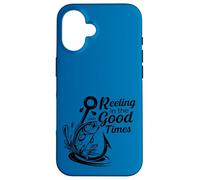 Amoureux de la pêche à l'achigan vintage Reeling In The Good Times Coque pour iPhone 16