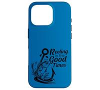 Amoureux de la pêche à l'achigan vintage Reeling In The Good Times Coque pour iPhone 16 Pro
