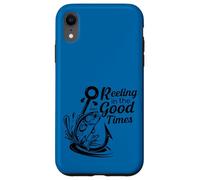 Amoureux de la pêche à l'achigan vintage Reeling In The Good Times Coque pour iPhone XR