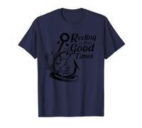 Amoureux de la pêche à l'achigan vintage Reeling In The Good Times T-Shirt