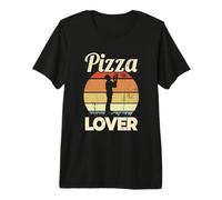 Amoureux de la Pizza T-Shirt Haut de Gamme