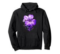 Amoureux de la Violette Africaine Plante d'intérieur Art Violet Africain Sweat à Capuche