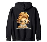 Amoureux de Livre de Lecture Axolotl Mignon Animal Graphique bébé Portrait Sweat à Capuche