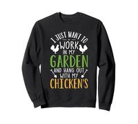 Amoureux de poulet, jardinier et agriculteurs de jardin Sweatshirt
