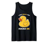 Amoureux des canards mignons, j'aime vraiment les canards en caoutchouc OK Débardeur