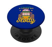 Amoureux des Casinos, Je suis Juste Un Petit Joueur Amusant PopSockets PopGrip Adhésif