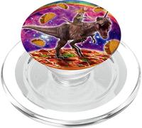 Amoureux des Chats de l'espace chevauchant Un Dinosaure T PopSockets PopGrip pour MagSafe