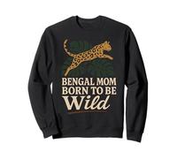Amoureux des Chats du Bengale, Race Exotique, fierté, Motif Sauvage, Humour Sweatshirt