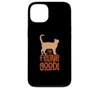 Amoureux des Chats Feeling Good I'm Feline Good Cat Lover Cat Person Coque pour iPhone 13