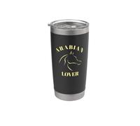Amoureux des chevaux arabes Gobelet isotherme en acier inoxydable double paroi