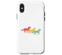 Amoureux des Chevaux Cavaliers et équitation Coque pour iPhone X/XS