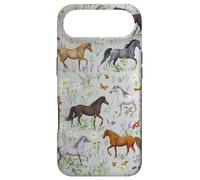 Amoureux des Chevaux équestre Poney Fleurs Sauvages équestre Coque pour iPhone Air