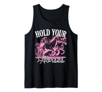 Amoureux des Chevaux - Hold Your Horses Funny Equestrian Débardeur