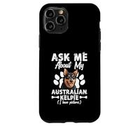 Amoureux des chiens Amateur de chiens Ask Me Pet Lover Australian Kelpie Coque pour iPhone 11 Pro