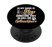 Amoureux des chiens amateurs de chiens Stop That Australian Kelpie PopSockets PopGrip Adhésif