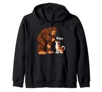 Amoureux des Chiens Bigfoot Boop Norwegian Lundehund Sweat à Capuche