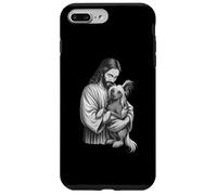 Amoureux des Chiens Chinois à crête et Jésus Coque pour iPhone 7 Plus/8 Plus