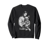 Amoureux des Chiens Chinois à crête et Jésus Sweatshirt