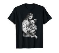 Amoureux des Chiens Chinois à crête et Jésus T-Shirt