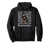 Amoureux des Chiens Rottweiler - Qualités des Rottweilers fidèles Sweat à Capuche
