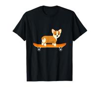 Amoureux des chiens - Skater Corgi - Animal T-Shirt