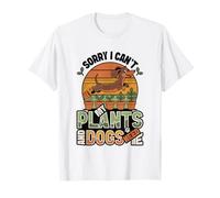 Amoureux des Chiens Sorry I Can't My Plants and Dogs Need Me Gardening T-Shirt