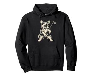 Amoureux des Chiens Vintage Corgi Golf Sports Sweat à Capuche