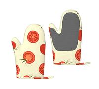 Amoureux des Fruits de la Tomate, Gants de Four, Gants de Cuisine antidérapants en Silicone, Gants de Cuisson résistants à la Chaleur Une Paire