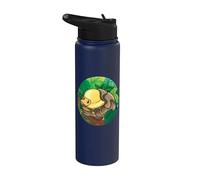 Amoureux des isopodes, Cloporte, Cubaris Rubber Ducky LOVE Stainless Steel Insulated Water Bottle