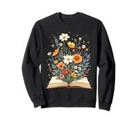 Amoureux des Livres Rat de bibliothèque Jardin d'histoires Beauté Art Sweatshirt