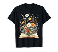 Amoureux des Livres Rat de bibliothèque Jardin d'histoires Beauté Art T-Shirt