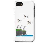 Amoureux des macareux de l'Atlantique Mignon Observation des Oiseaux Coque pour iPhone SE (2020) / 7/8