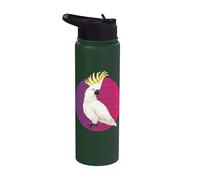 Amoureux des oiseaux de perroquet cacatoès doux des Moluques Stainless Steel Insulated Water Bottle