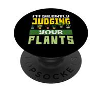 Amoureux des Plantes Juger silencieusement Votre Jardinier de Plantes PopSockets PopGrip Adhésif