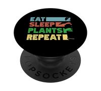 Amoureux des Plantes mangent Dormir Plantes succulentes Fleur PopSockets PopGrip Adhésif