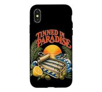 Amoureux des Sardines en Paradis Design Tropical Coque pour iPhone X/XS