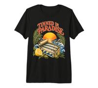 Amoureux des Sardines en Paradis Design Tropical T-Shirt Haut de Gamme