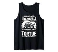 Amoureux des Tortues Garçon Fille Femme Je parle à ma Tortue Débardeur