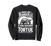 Amoureux des Tortues Garçon Fille Femme Je parle à ma Tortue Sweatshirt