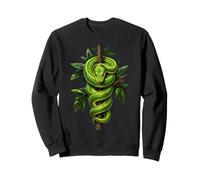 Amoureux Drôles De Python d'arbre Vert, Serpents, Reptiles Sweatshirt