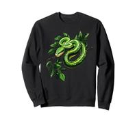 Amoureux Drôles De Python d'arbre Vert, Serpents, Reptiles Sweatshirt