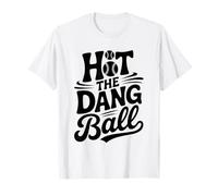 Amoureux du baseball rétro Funny Hit the Dang Ball pour les fans T-Shirt