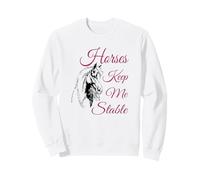 Amoureux du Cheval équitation Love Chevaux Keep Me Stable Sweatshirt